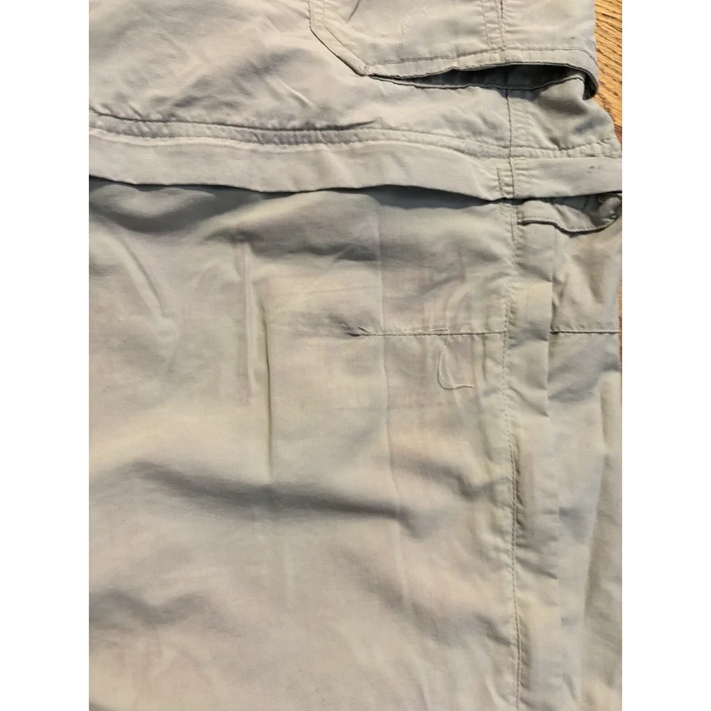 REI Sahara Convertible Cargo Hiking Pants Men Tan Zip Off Belted sz‎ 34x31.5